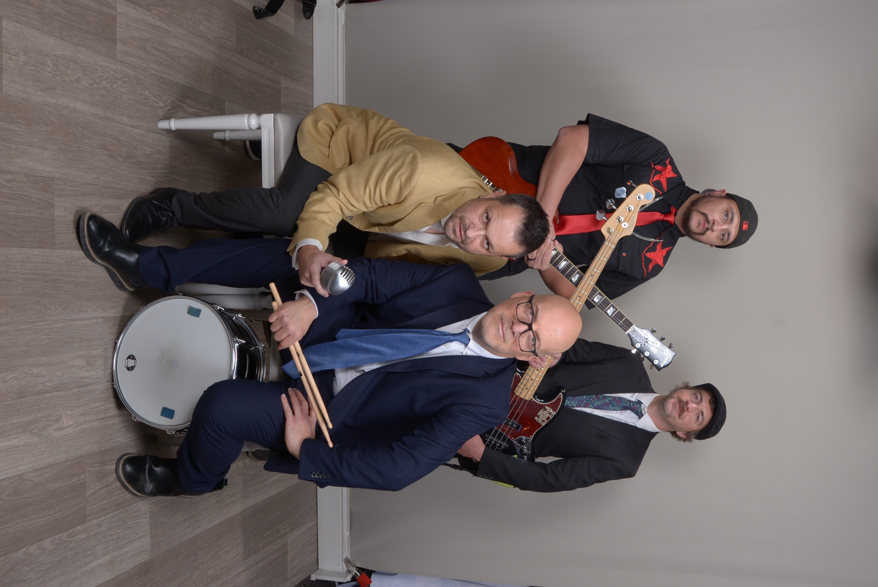 Band dressed up